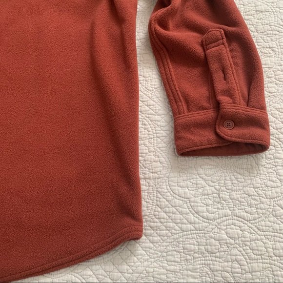 LL Bean fleece XL Tall button down - Picture 4 of 4